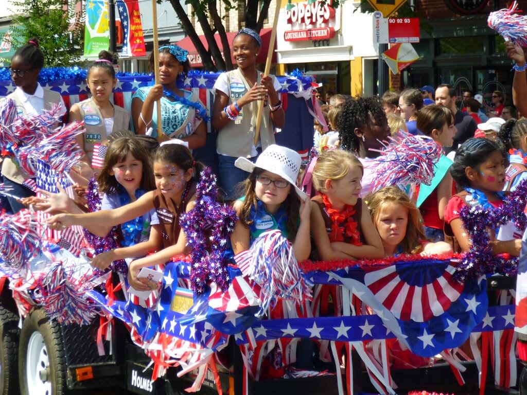 image of Fourth of July parade